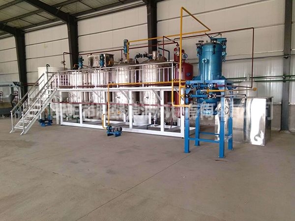 小型植物油精煉生產(chǎn)線