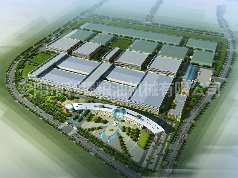 廠區(qū)規(guī)劃鳥瞰圖