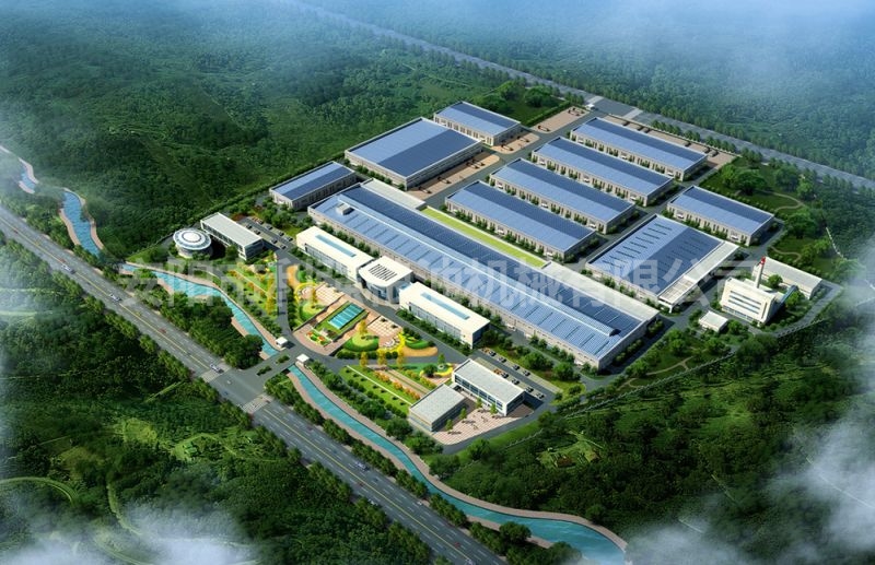 廠區(qū)規(guī)劃鳥瞰圖